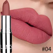 8-Color Velvet Matte Lipsticks - Waterproof & Moisturizing